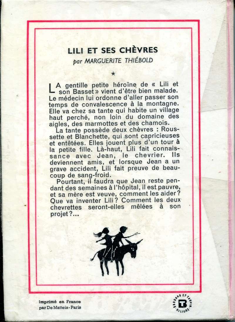 Marguerite Thiébold et la série Lili. Lili0016