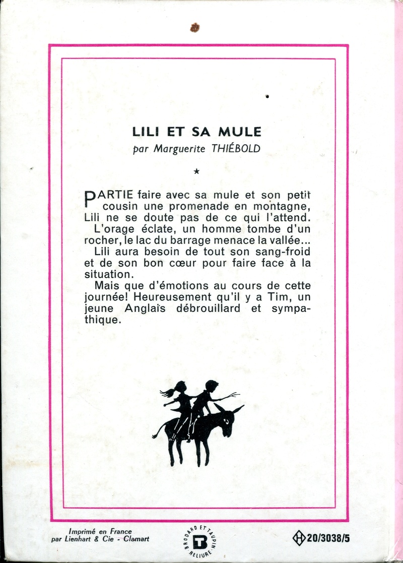 Marguerite Thiébold et la série Lili. Lili0053