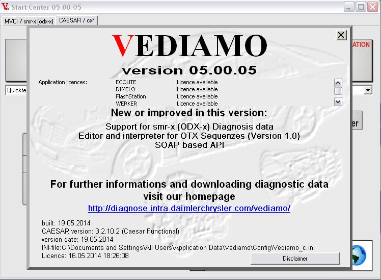 Free activation for Vediamo 05 00 05 2uhok110