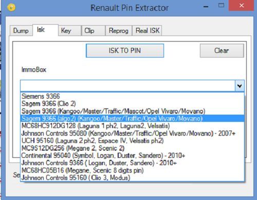 Renault PIN Extractor II  _1210