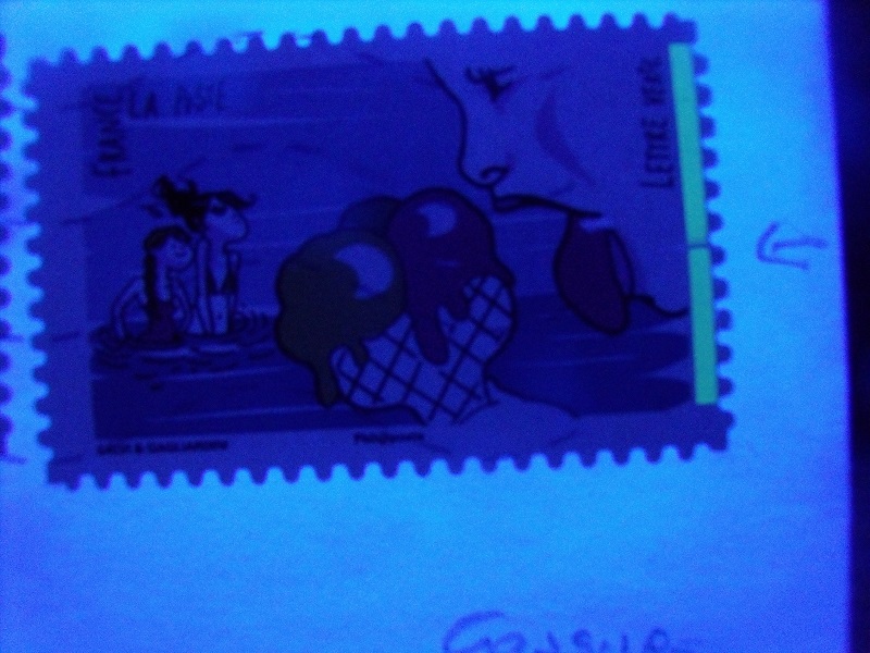 Timbres commémoratif autocollant BDP brisée Gedc0621