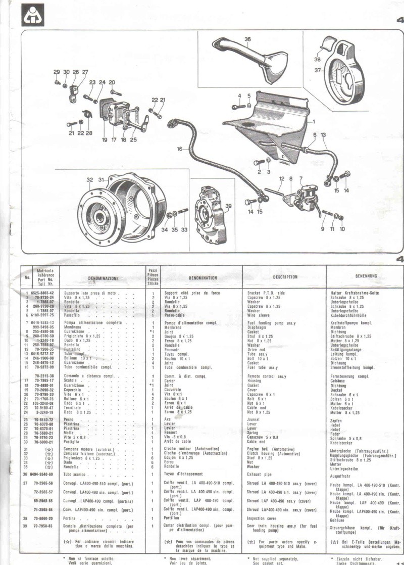 MOTEUR - volant moteur la 490 La_49010