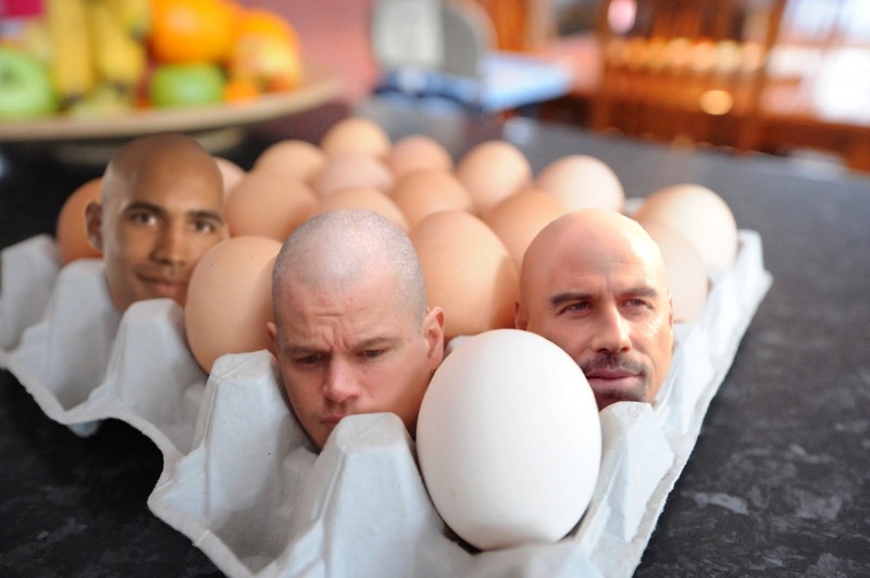 How to create big heads in an egg tray 1010