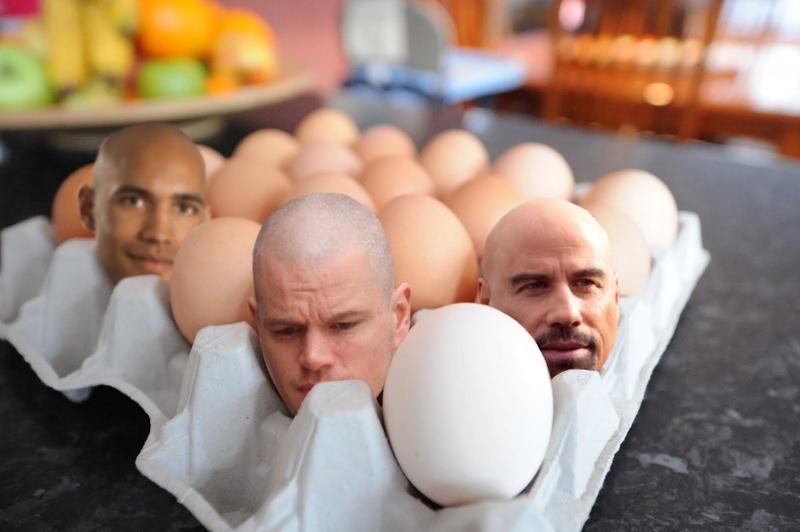 How to create big heads in an egg tray 610