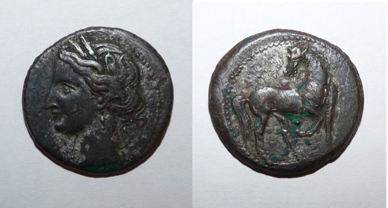 Des monnaies trouvées à Carthage Cartha12