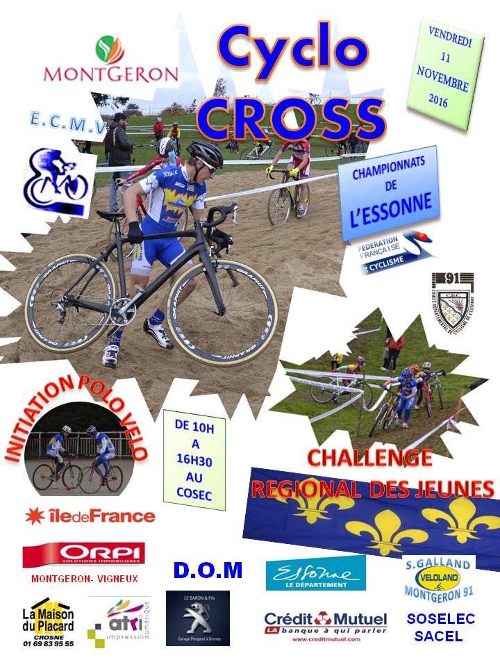 cyclo cross de MONTGERON 91 FFC Affich10