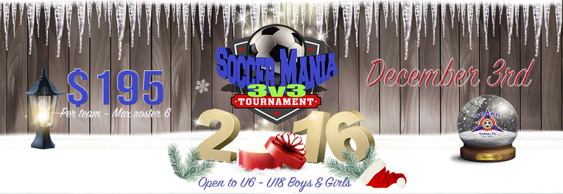 Soccer Mania 3v3 - December 3rd  3v3_ho10