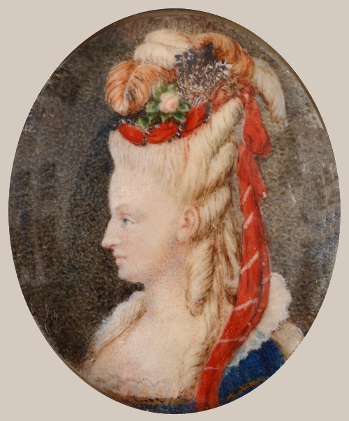 Miniatures représentant Marie-Antoinette du XVIIIème siècle (généralités) Zzzb11