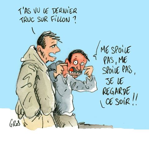 Dessin du jour . Pas obligatoirement culinaire, la cuisinière s'intéresse aussi à l'actualité . - Page 14 Fillon14