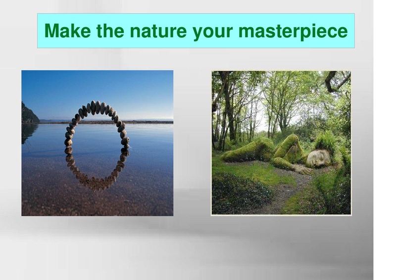 Make the nature your masterpiece !!  Englis11