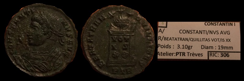 Collection Moineau 25: Constantin I / Commémoratives / Constantin II Consta45