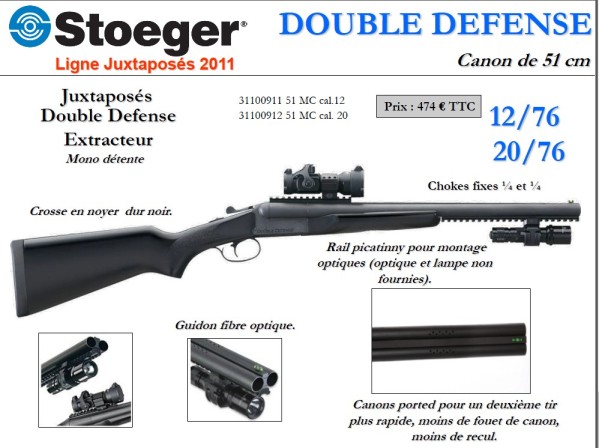 Où trouver un Soeger Double Defense Stoege10