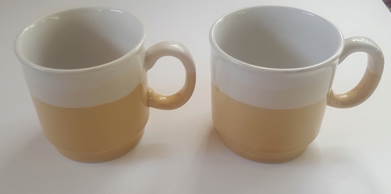 lynn - Two Crown Lynn mugs I assume?  20161115