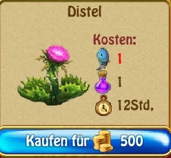 Gold-Pflanzen Distel10