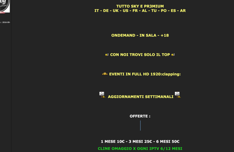 Forum Illegal Sale IPTV Sky Pirate, and more Scherm10