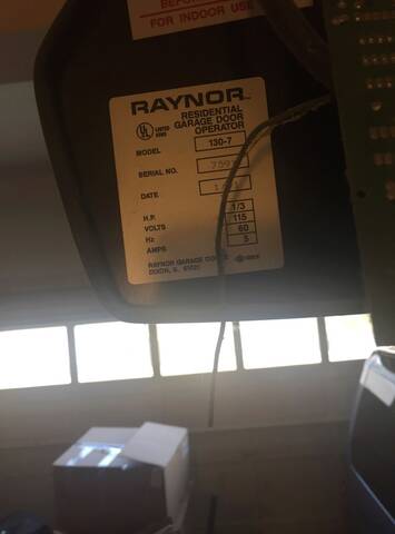 Remote For Receiver For Raynor Model 130 7