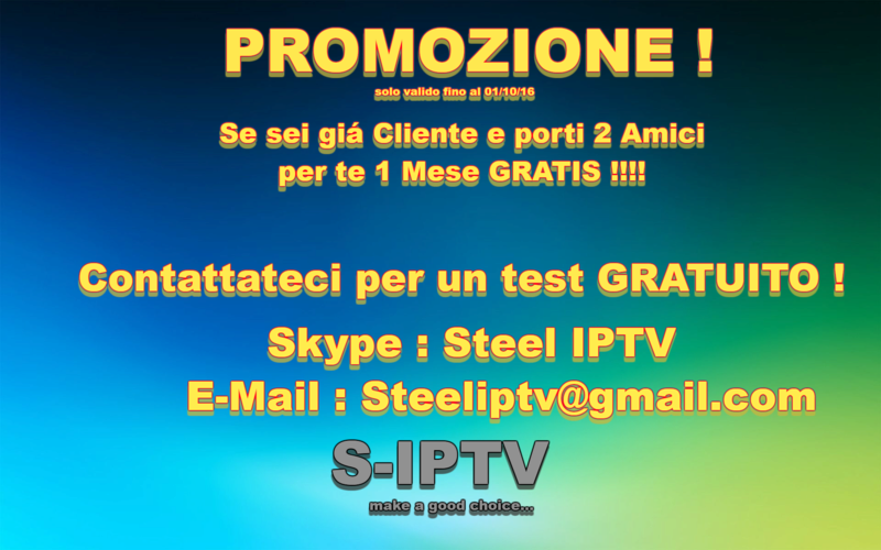!!!Prezzi Pazzi !!! Server Superstabile 110% !!!SkyIT,M7P,PF,PV,FiS,SkyDE,SkyUK,+di 50 Annunc22