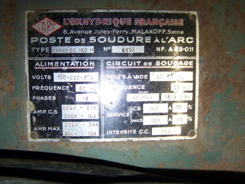 Poste de soudure, 220V/380V 101_2610