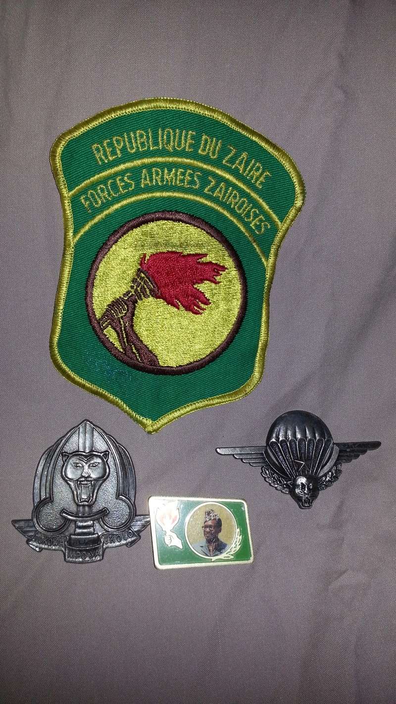 Zaire Army 31st Parachute Brigade Items 20140622