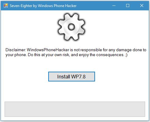 [RESOL]UOuille : mal passé en WP7.8, on peut revenir en 7.5 ? Sevene10