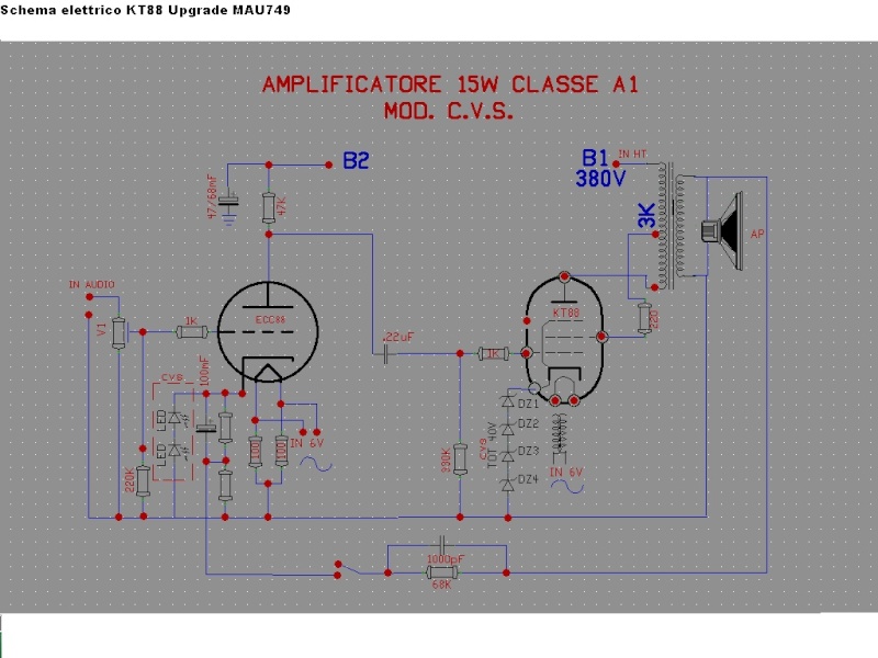 Alimentatore per Kt88 Schema10