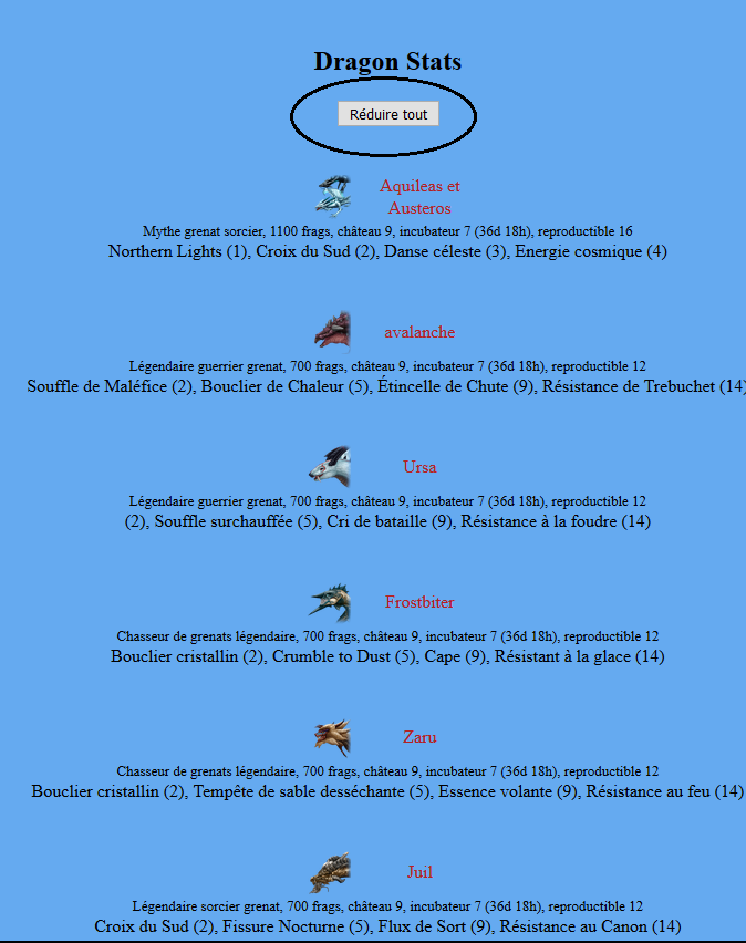 Guide Complet (Runes-Glyphes dragons/Tours, Batiments, Sorts, Statistiques Dragons) Liste_10