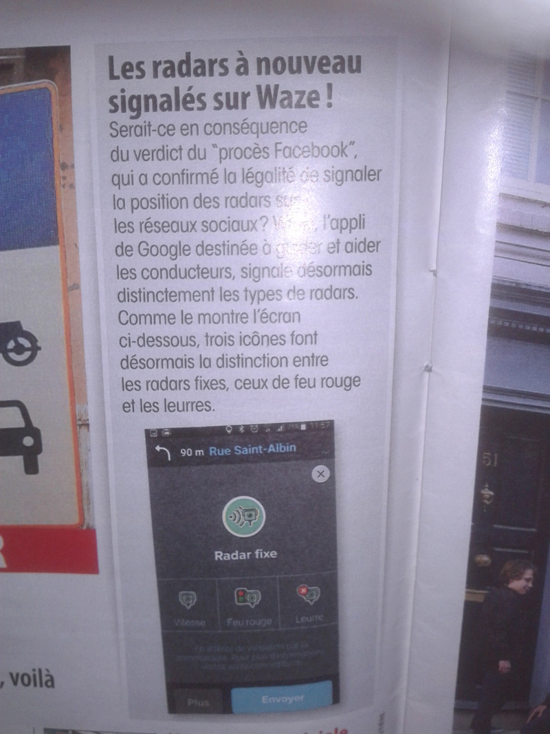 Pour ceux qui utilise waze, ré-afficher les radars 20170211