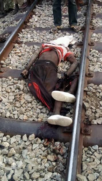Train crushes man to death, splits him into two...in Niger state (graphic photos) Img_7615