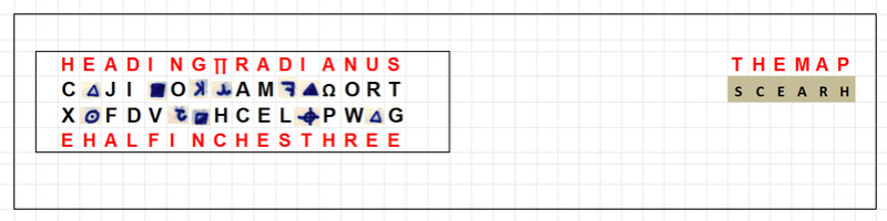 The button letter, map and envelope Map_ci10