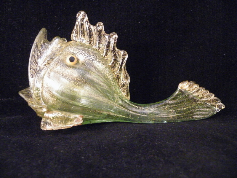Antique Salviati glass fish. For what purpose Dscf6210