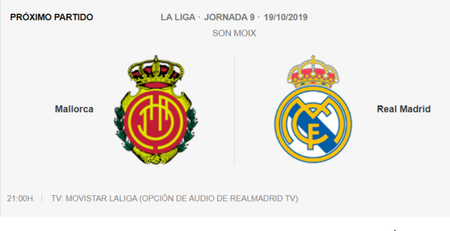 Mallorca - Real Madrid 0-310