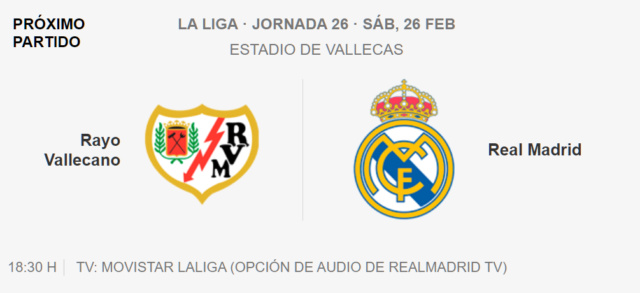 R. Vallecano - Real Madrid Partid58