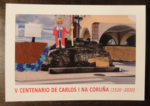 Actividad tarjetas prefranquedas V centenario de Carlos I en La Coruña Dsc02616