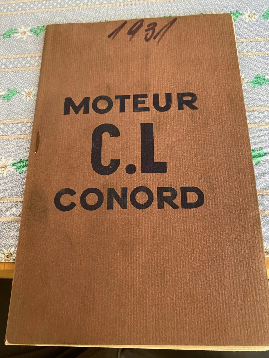 CL CONORD  Notice  1931 Type AZ, C, D, M et démarrage Pétrole 00116