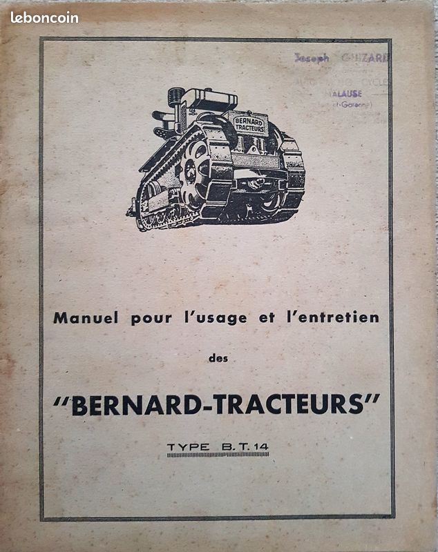 11 - Recensement des tracteurs BERNARD-MOTEURS BT2 et BT14 - Page 9 Bt140010