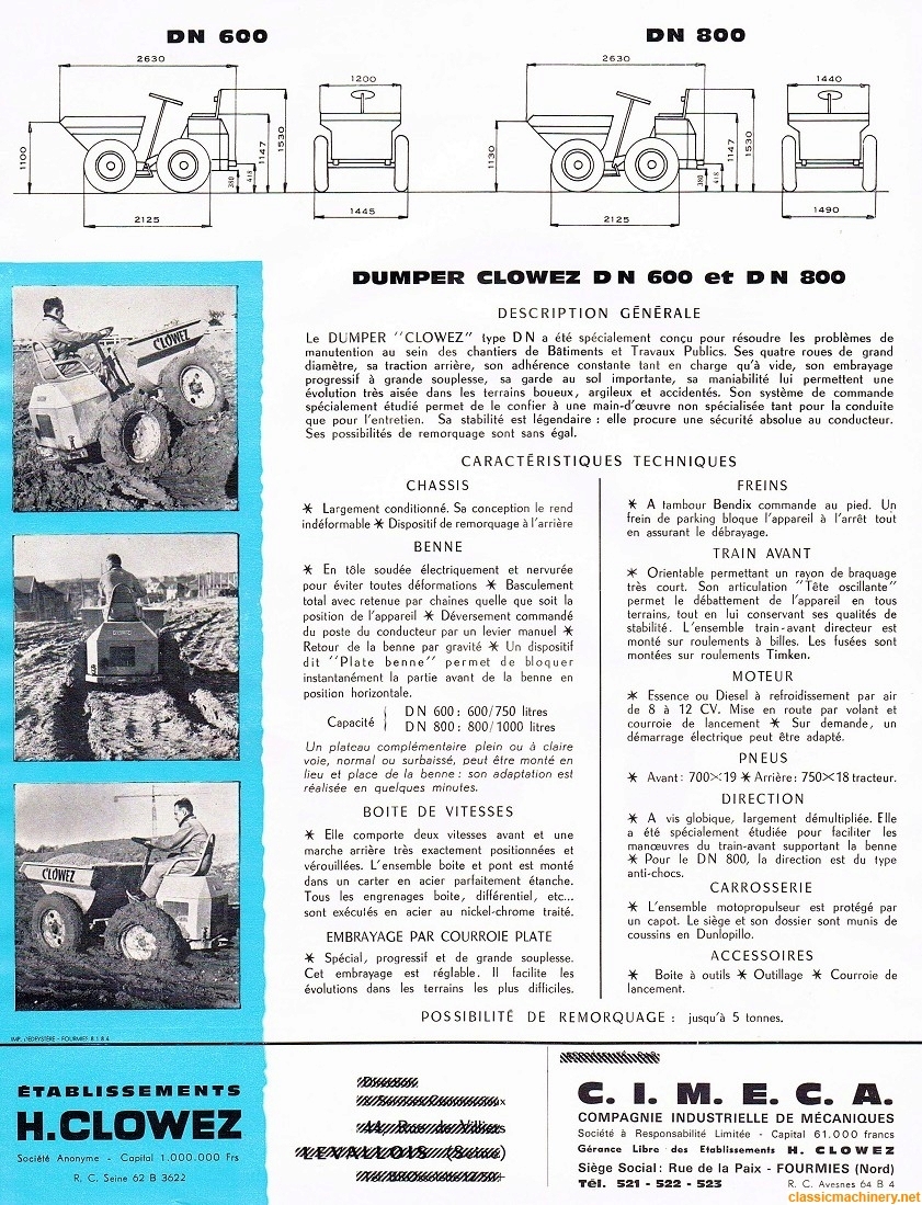 50 - Dumper équipé d'un BERNARD - Moteurs  - Page 2 Clowez12