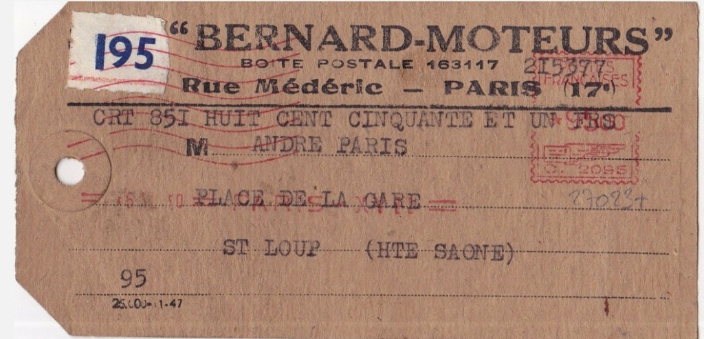 BERNARD  Horace et la publicité chez BERNARD-MOTEURS - Page 3 Collie10