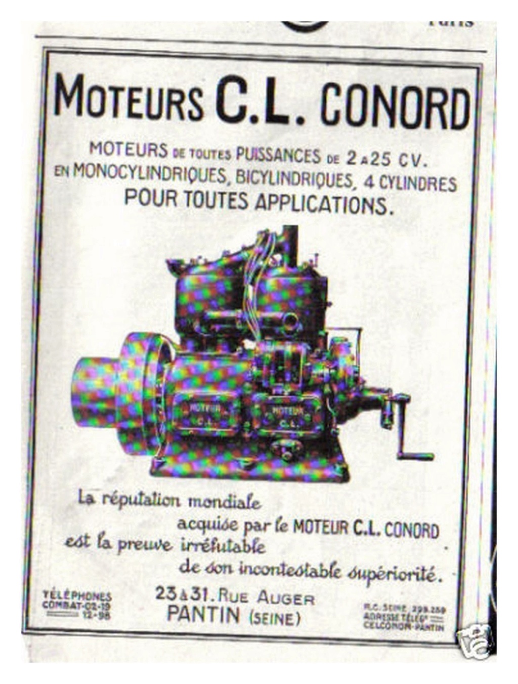 CL CONORD  Publicités  Moteur17