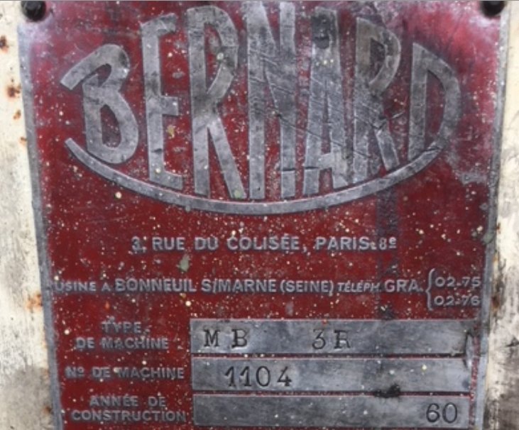 bernard - Paul BERNARD...des tracteurs à chenilles Plaque10