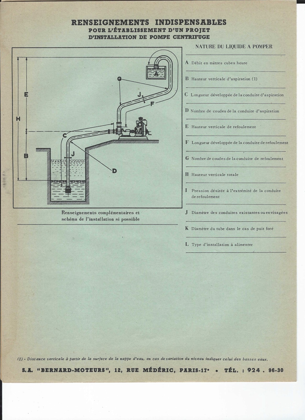 CONORD F810 avec pompe Code 172 BERNARD-MOTEURS Pubs_m11