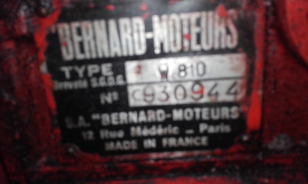 31 - MOTO POMPE BERNARD-MOTEURS W810_n10