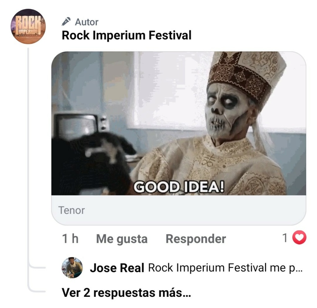 Resurrection Fest Estrella Galicia 2022. (29 - 3 Julio) Avenged Sevenfold, KoRn, Deftones, Sabaton y Bourbon! - Página 17 Screen15