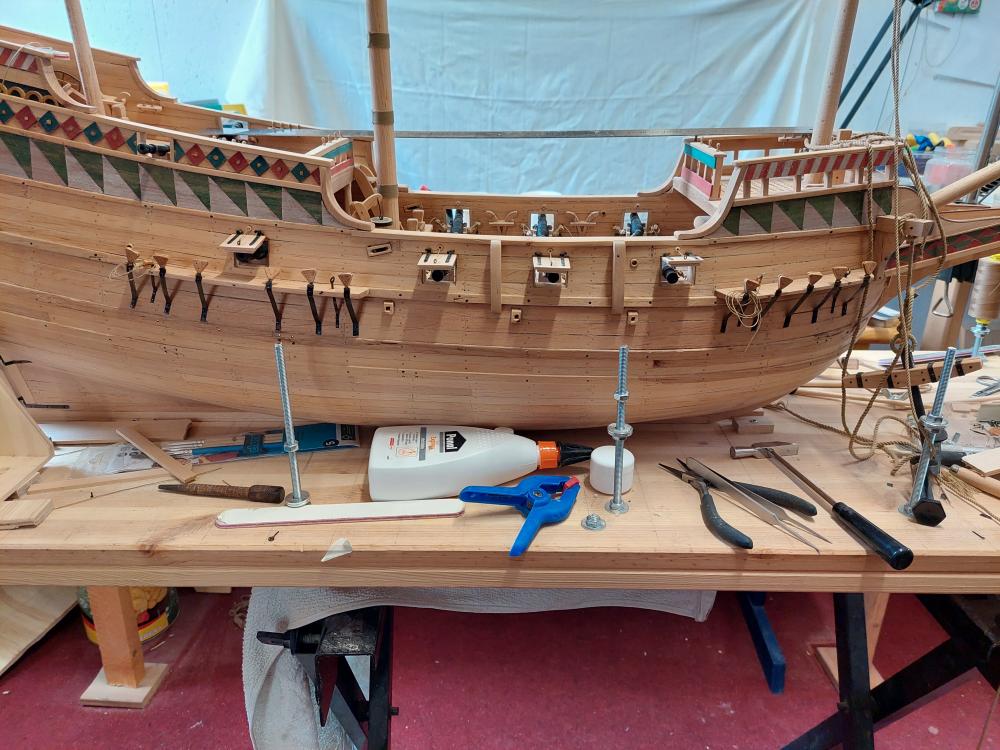 Golden Hind 1:25 nach Plänen von Höckel gebaut von Protector - Seite 9 20210942