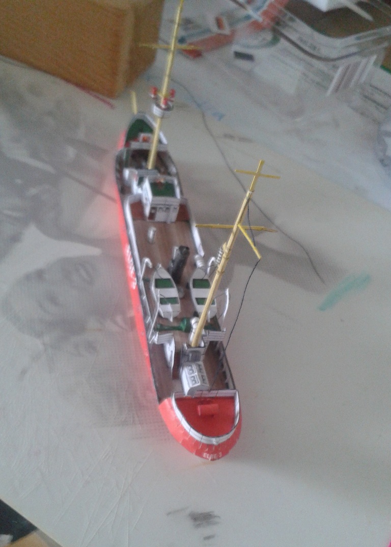 Feuerschiff Elbe 3 - HMV 1:250 - Gebaut von Containerschubser 20190452