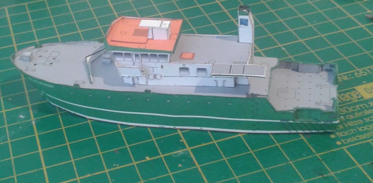 RV "Celtic Voyager", 1:250, Papershipwright; gebaut von Containerschubser 20190641