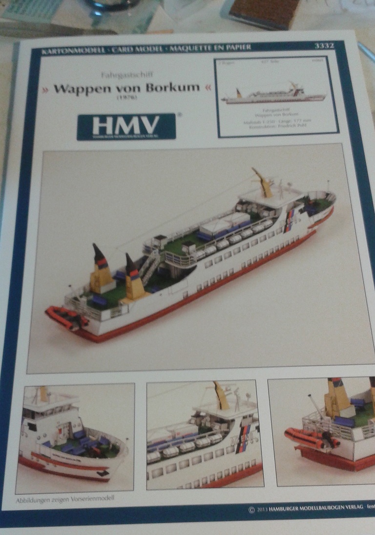 Wappen von Borkum, HMV, 1:250, geb. von Containerschubser 20191227