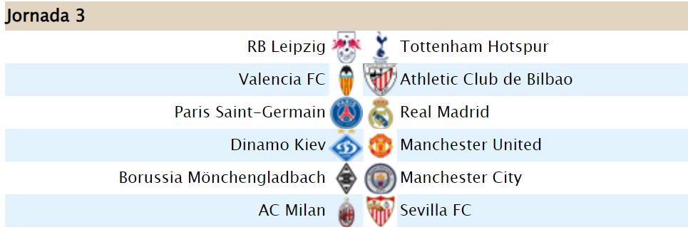 Resultados Copa TSM - Jornada 3 J3_b10