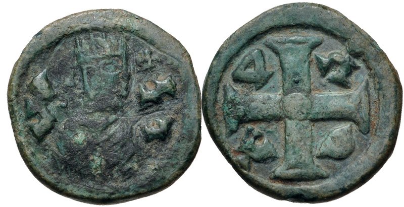 Æ13. REYES DE AXUM (Aksum). Ioel. Etiopía. ]590-600 d.C. 50910