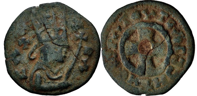 Æ 15, Rey Ebana, Reino de Axum (Aksum). Ca 430-460 d.C. 51010