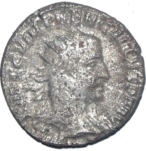 Antoniniano de Treboniano Galo. VBERITAS AVG. Antioquía 60810